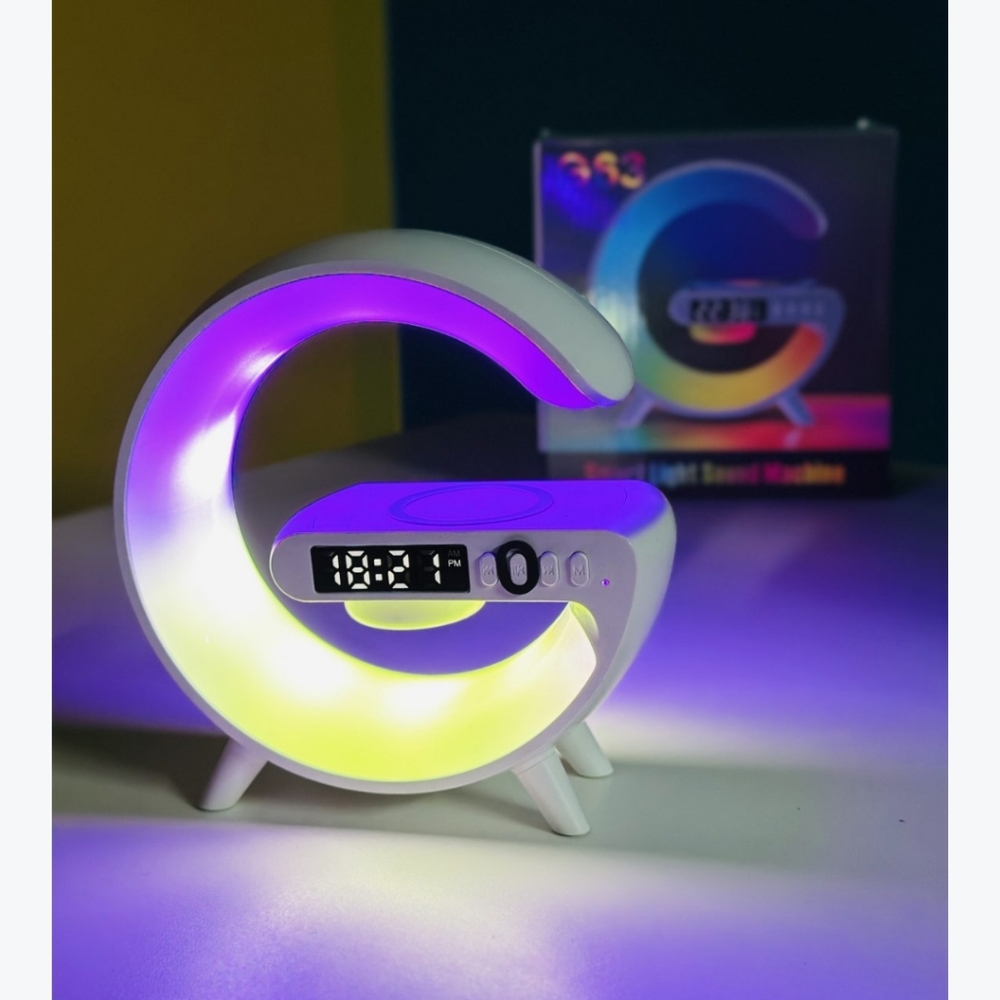 NWT G63 Atmosphere RGB Light Bluetooth Speaker With Wireless Charging
